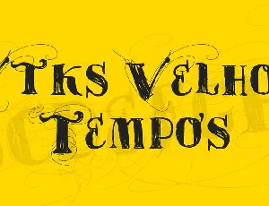 Vtks Velhos Tempos font