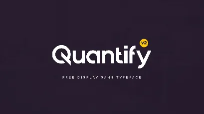 Quantify v2 Typeface font