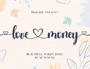 Love money font