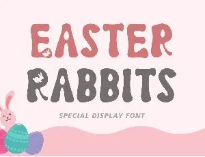 Easter Rabbits font