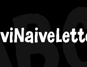 LeviNaiveLetter font