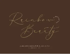 Rainbow Beauty font