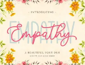 Empathy Handwritten font