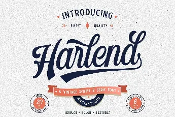 Harlend Typeface font