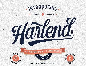 Harlend Typeface font