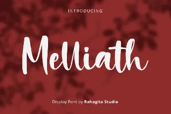 Melliath font