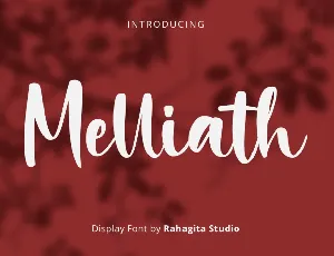 Melliath font