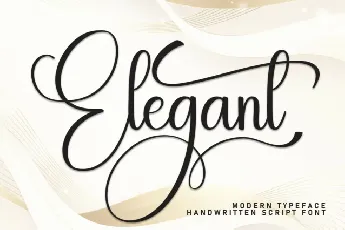 Elegant Calligraphy font