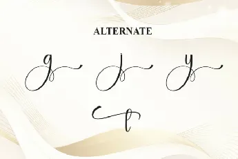 Elegant Calligraphy font