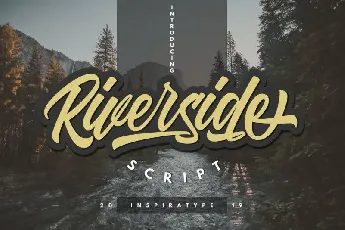 Riverside Script font