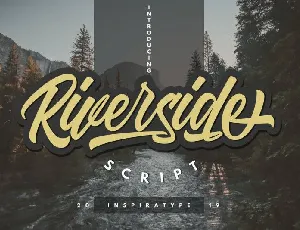 Riverside Script font