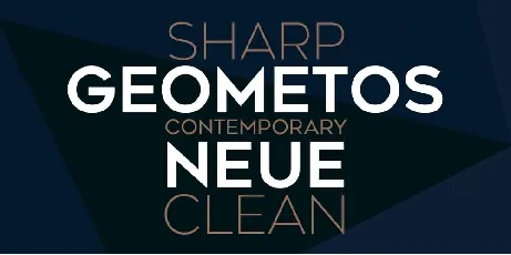 Geometos Neue Family font