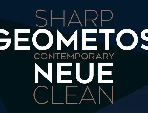 Geometos Neue Family font