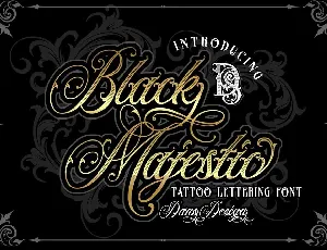 Black Majestic font