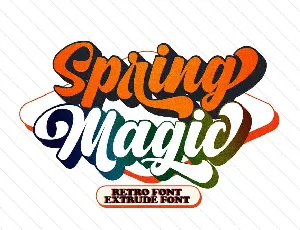 Spring Magic font