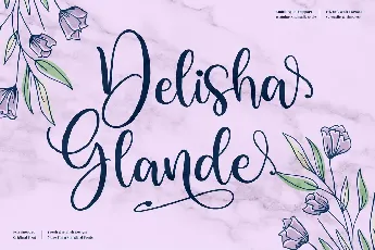 Delisha Glande font