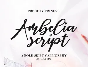 Ambelia Script font