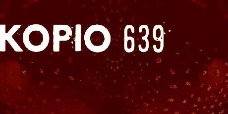 Kopio 639 font