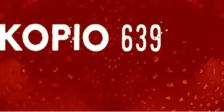 Kopio 639 font