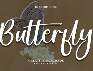 Butterfly Script font