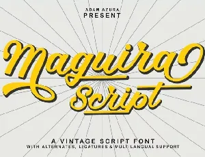 Maguira font