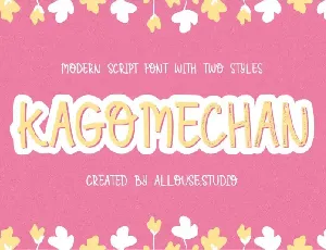 Kagomechan Display font