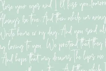 Candyreins Monoline Calligraphy font