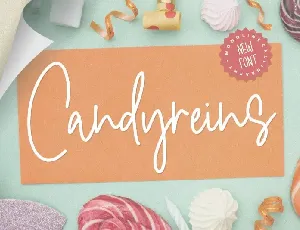 Candyreins Monoline Calligraphy font