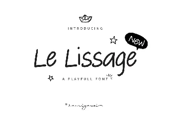 Le Lissage + Bonus Doodle font