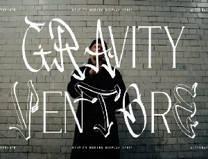 Gravity Ventore font