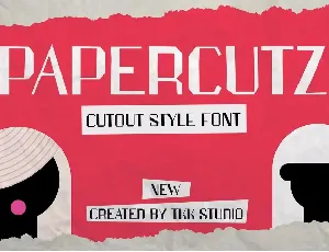 Papercutz font