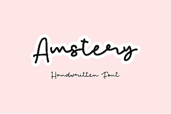 Amstery font