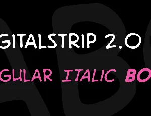 DigitalStrip 2.0 BB font