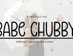 Babe Chubby Display font