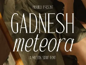 Gadnesh Meteora font