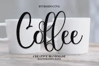 Coffee Handwritten Typeface font