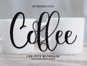 Coffee Handwritten Typeface font