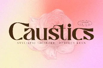 Caustics font