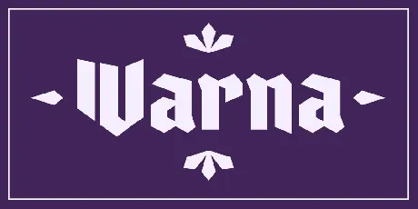 Varna font