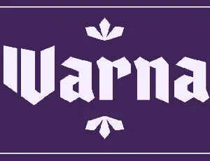 Varna font