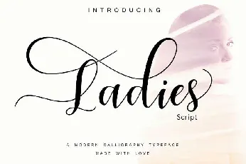 Ladies Script font