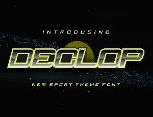 Declop font