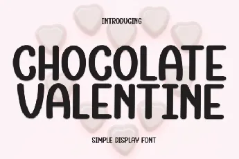 Chocolate Valentine Display font