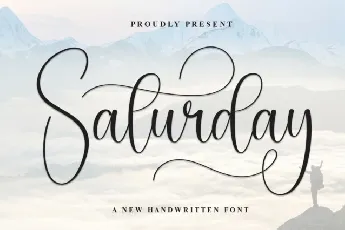 Saturday Calligraphy font