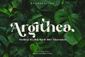 Argithea font