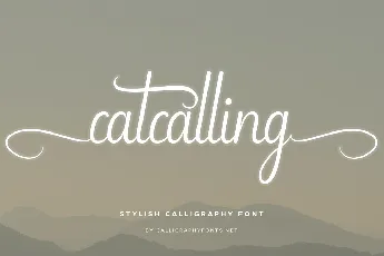 Catcalling Demo font