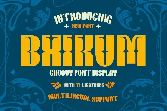 Bhikum font