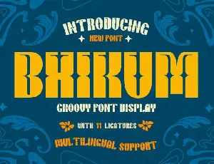 Bhikum font