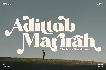 Adittab Marirah Typeface font