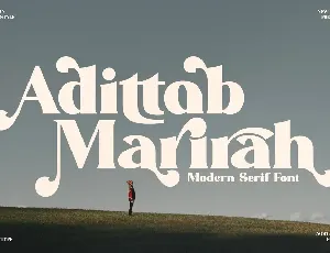 Adittab Marirah Typeface font